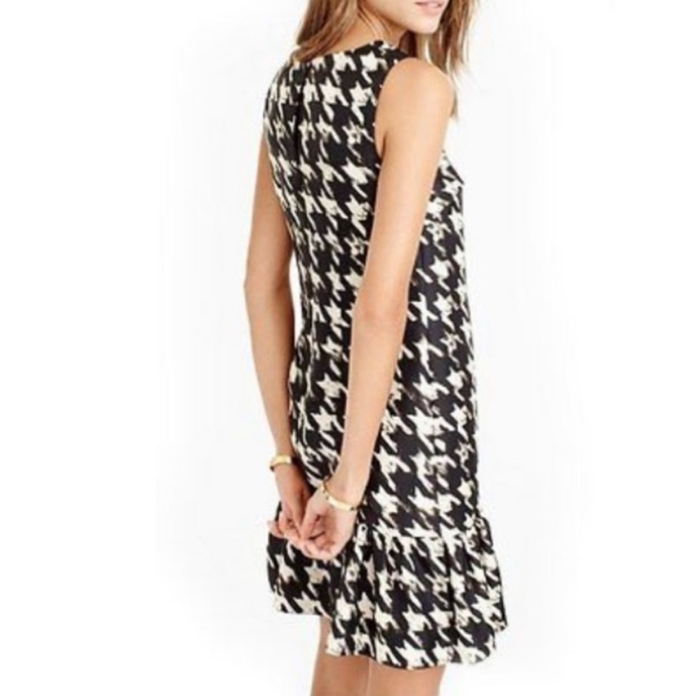 J Crew 100% Silk Flounce Dress